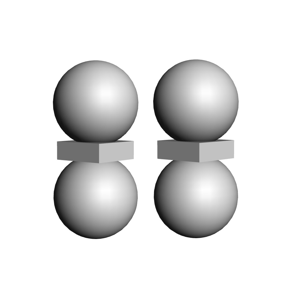 【3Dモデルデータ】ピアス16【Pierced earrings16】