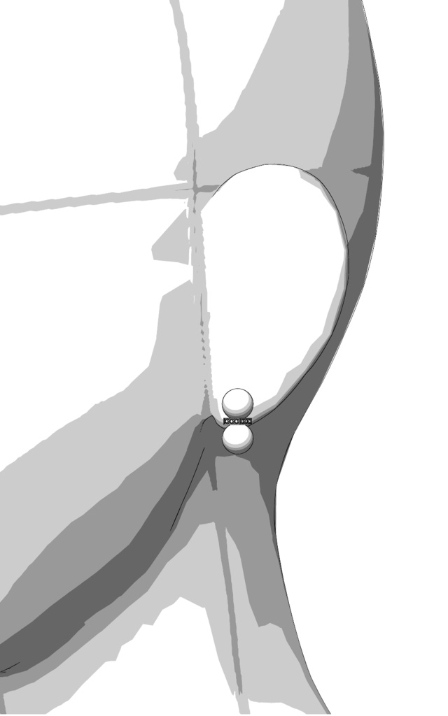 【3Dモデルデータ】ピアス16【Pierced earrings16】