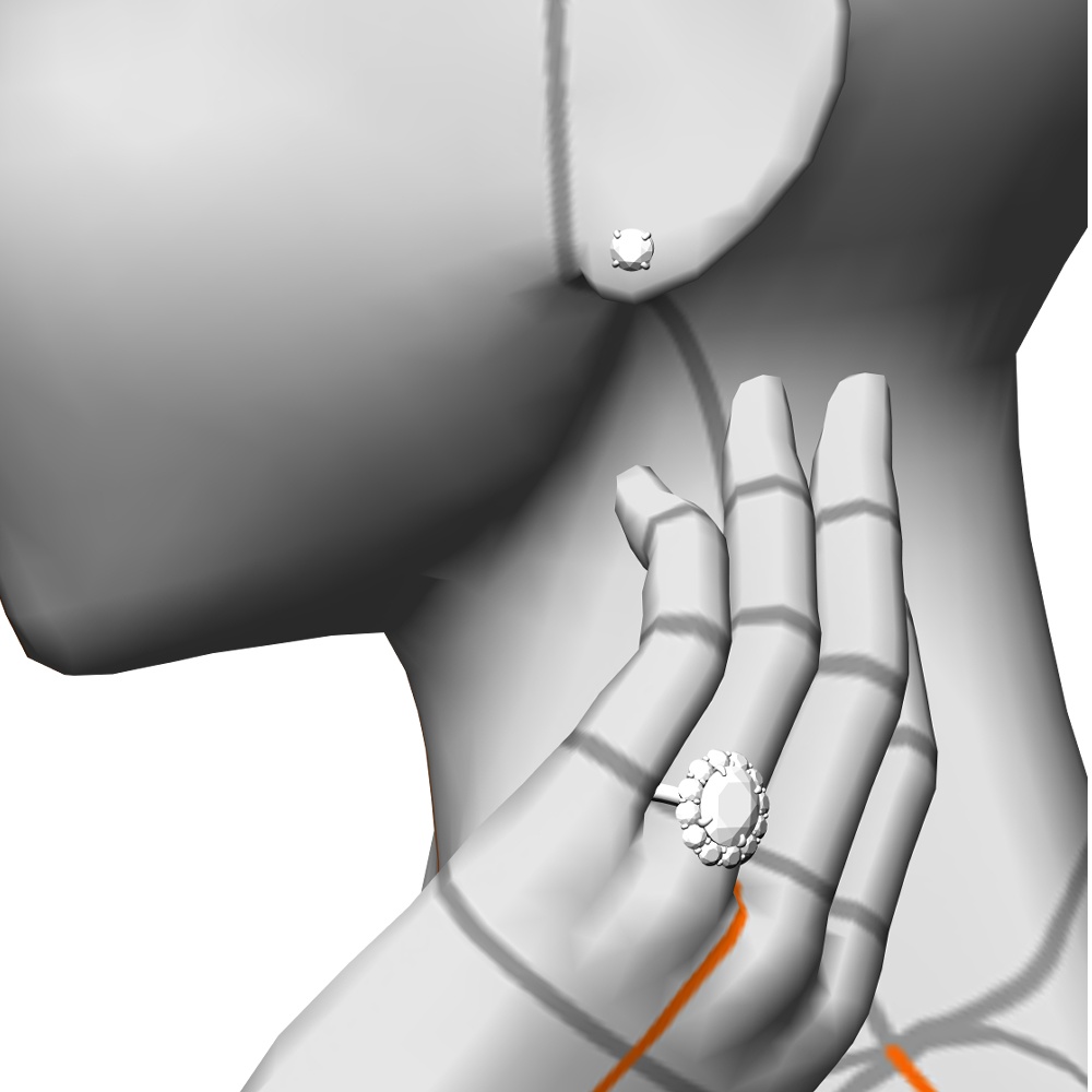 【3Dモデルデータ】リング23【3D model ring23】