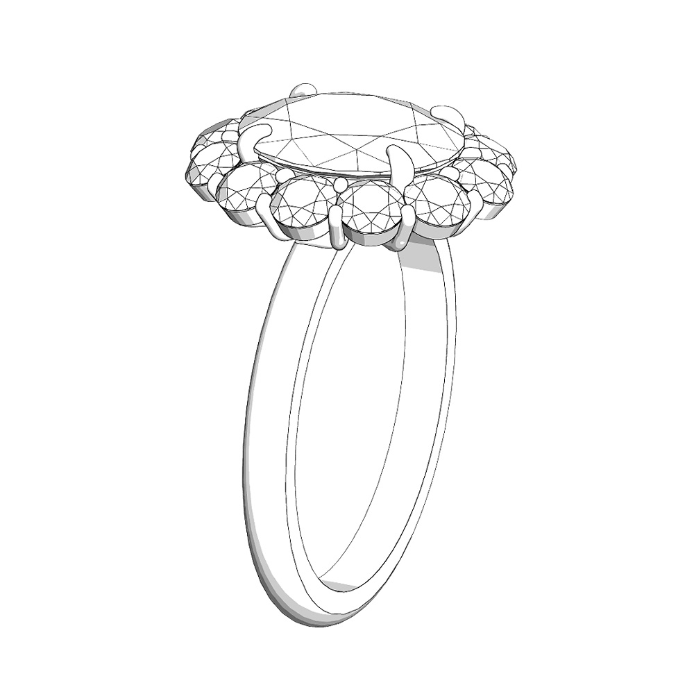 【3Dモデルデータ】リング23【3D model ring23】