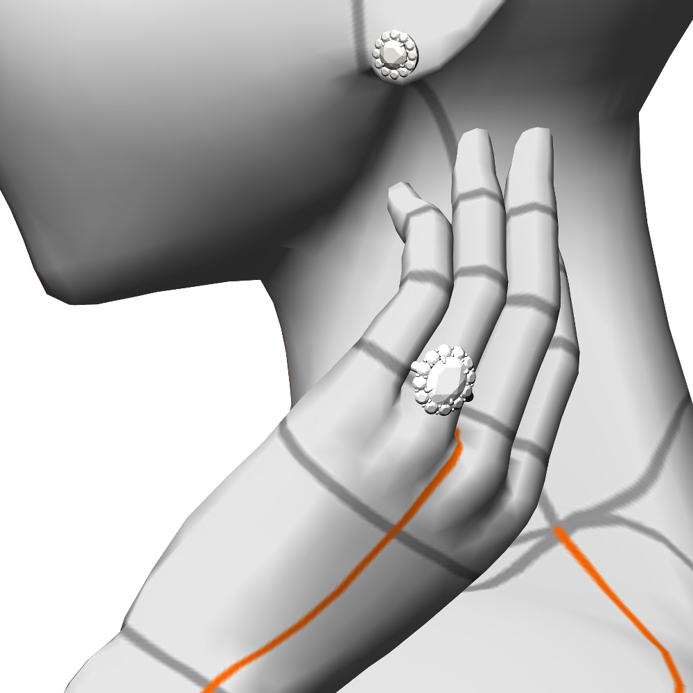 【3Dモデルデータ】リング23【3D model ring23】