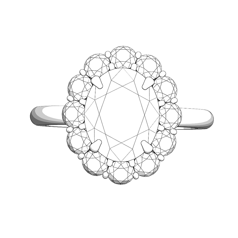 【3Dモデルデータ】リング23【3D model ring23】