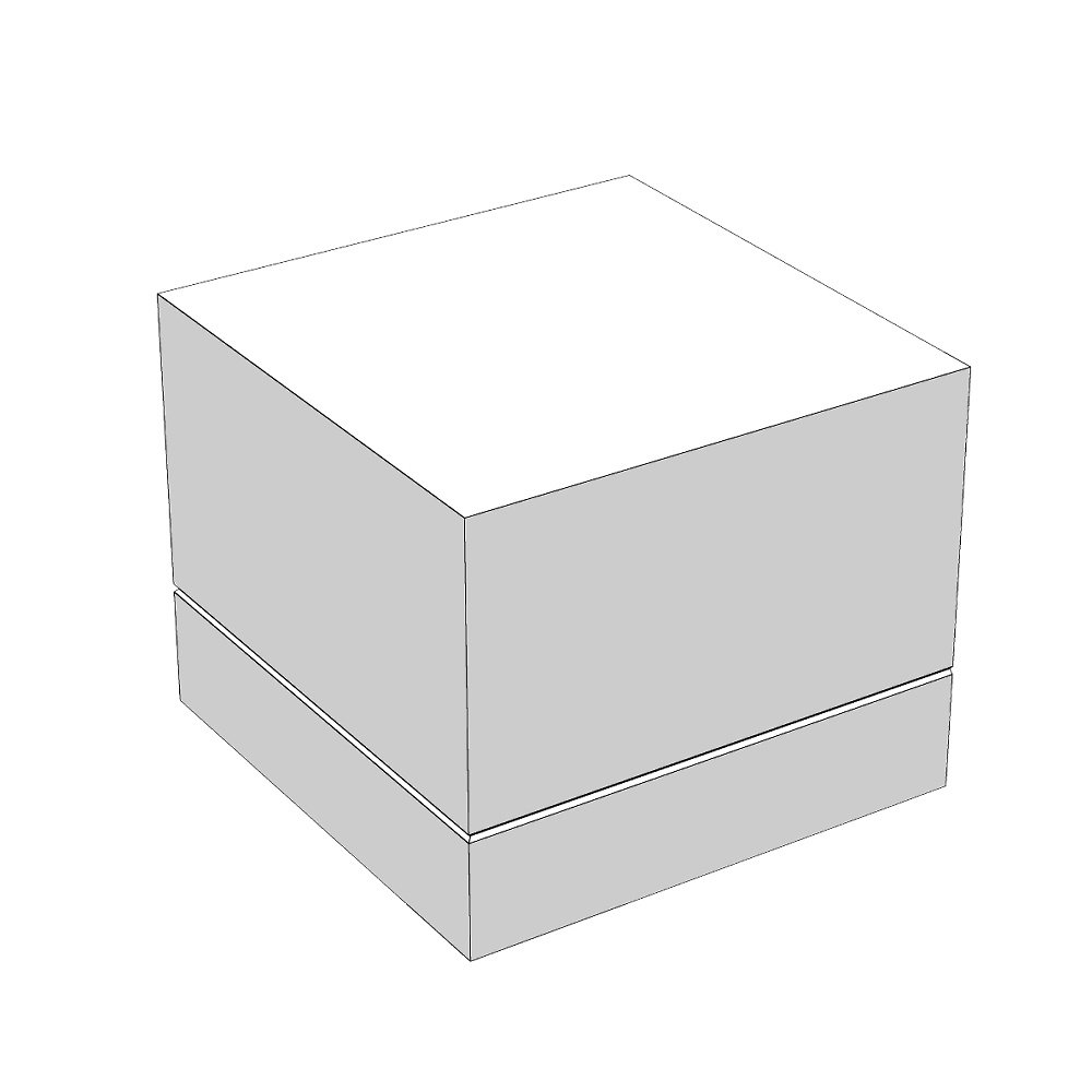 【3Dモデルデータ】リング24(ケース付き)【3D model engagement ring】