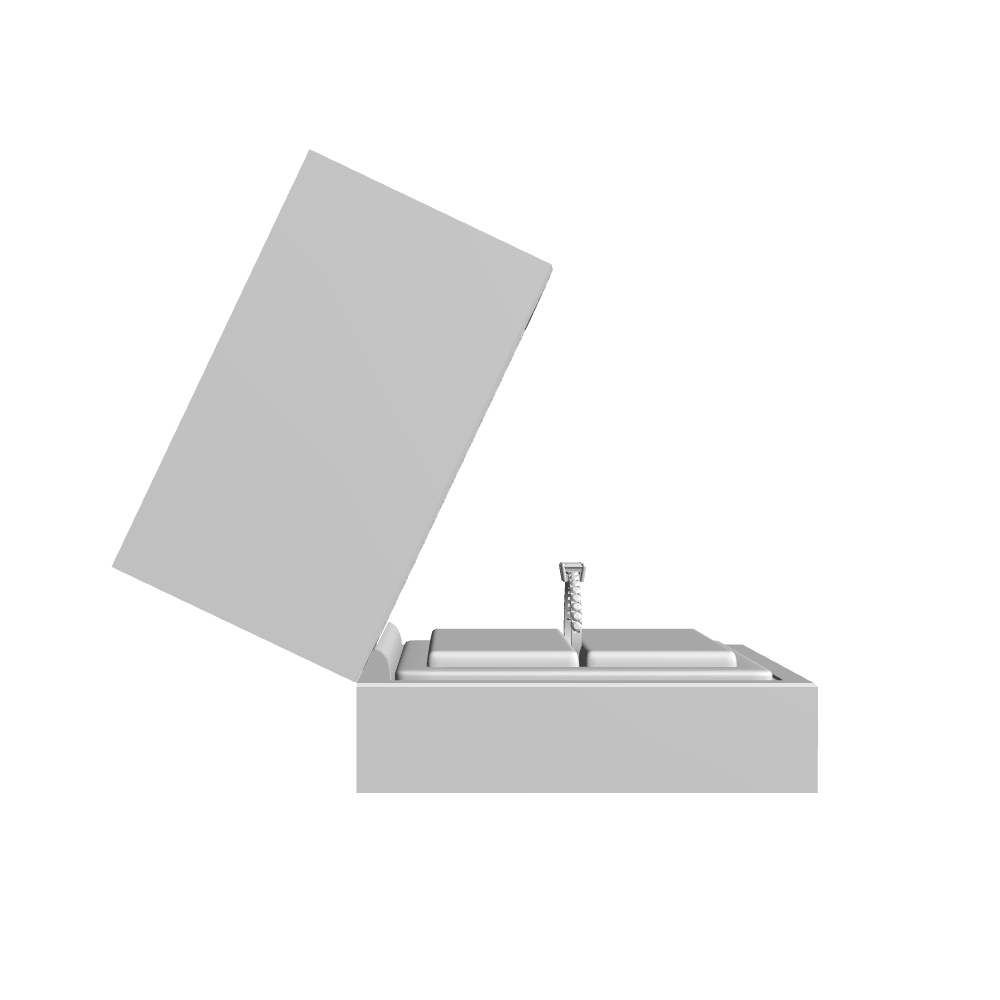 【3Dモデルデータ】リング24(ケース付き)【3D model engagement ring】