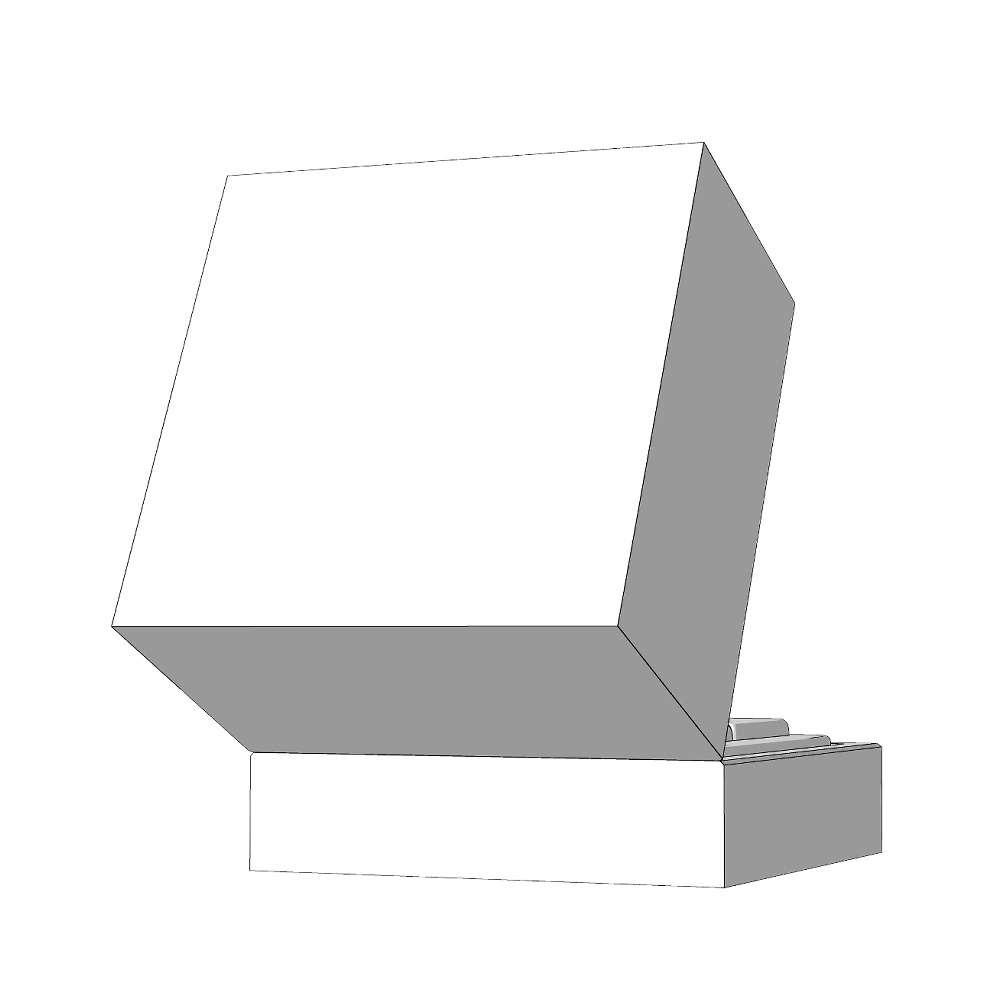 【3Dモデルデータ】リング24(ケース付き)【3D model engagement ring】