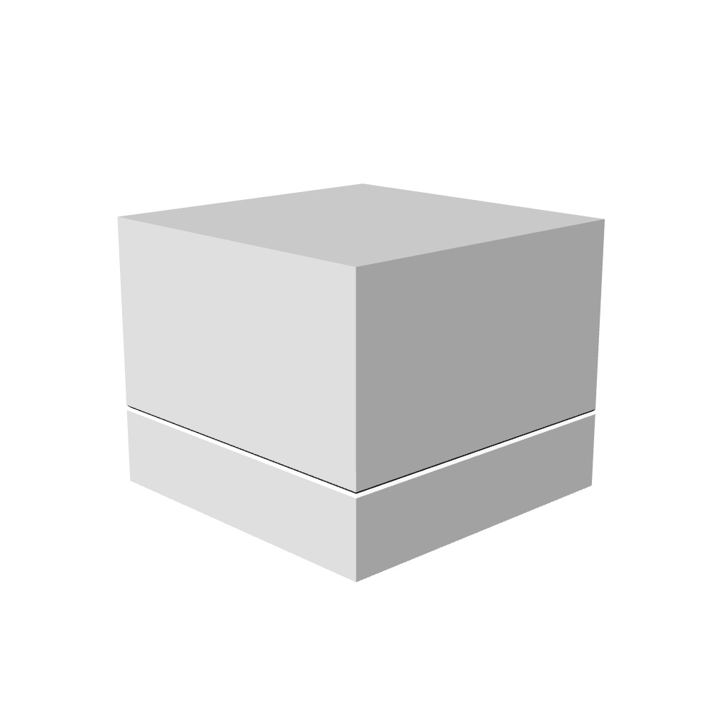 【3Dモデルデータ】リング24(ケース付き)【3D model engagement ring】