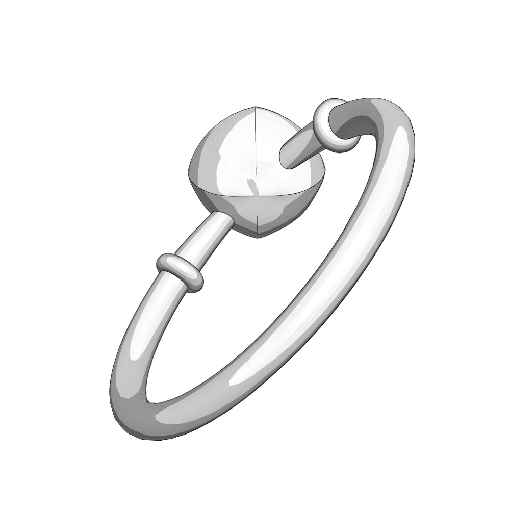 【3Dモデルデータ】リング25【3D model, ring25】