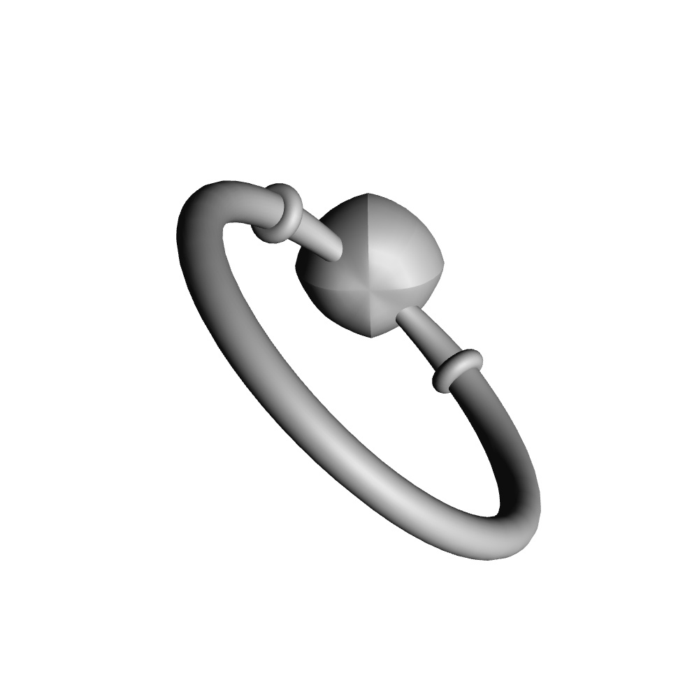 【3Dモデルデータ】リング25【3D model, ring25】