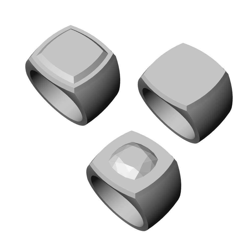 【3Dモデルデータ】リング26【3D model, ring26】