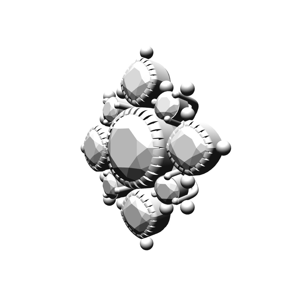 【3Dモデルデータ】ペンダント10【3D model, pendant10】