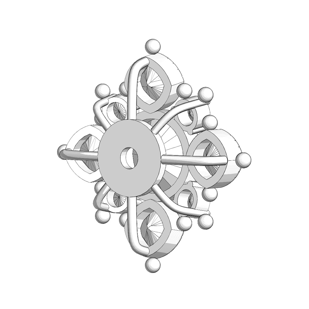 【3Dモデルデータ】ペンダント10【3D model, pendant10】