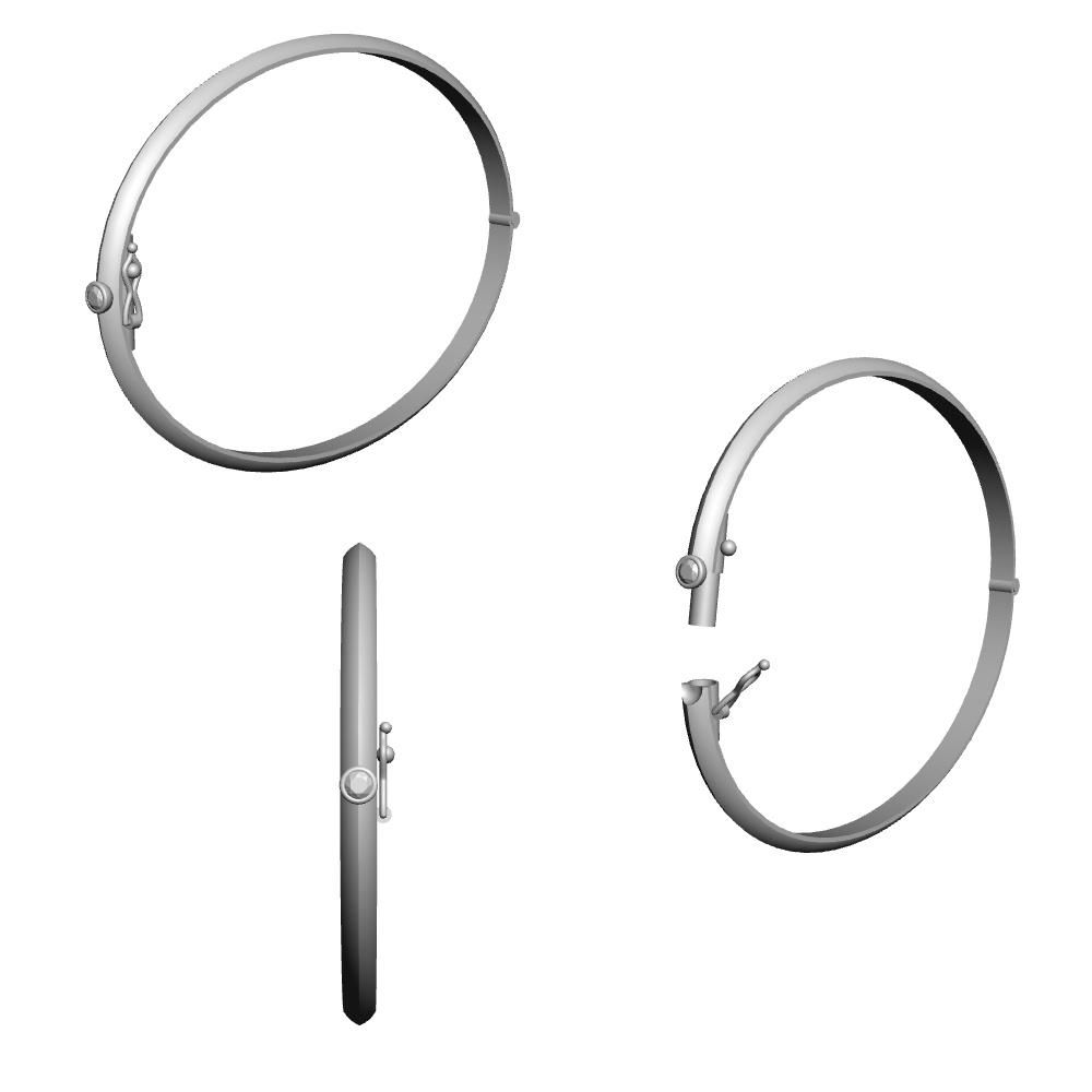 【3Dモデルデータ】ブレスレット2【bracelet2】