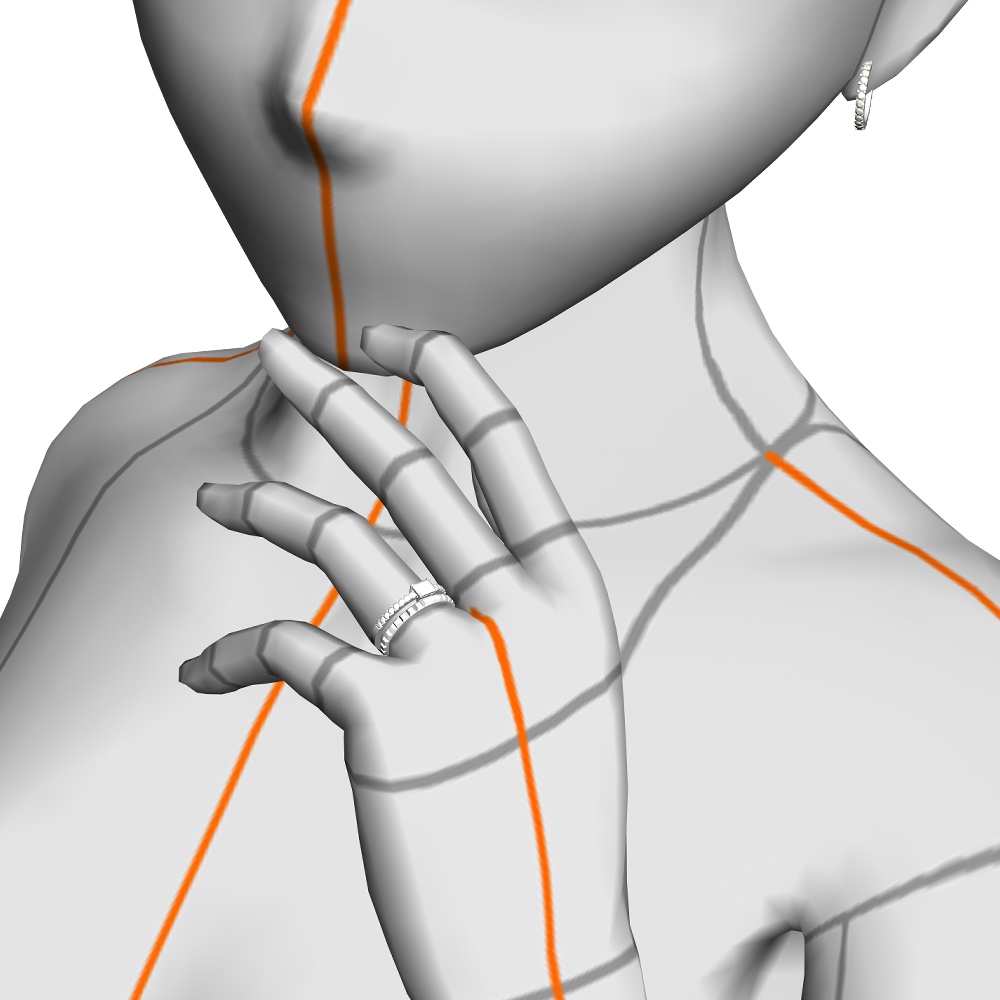 【3Dモデルデータ】リング28【3D model, ring28】