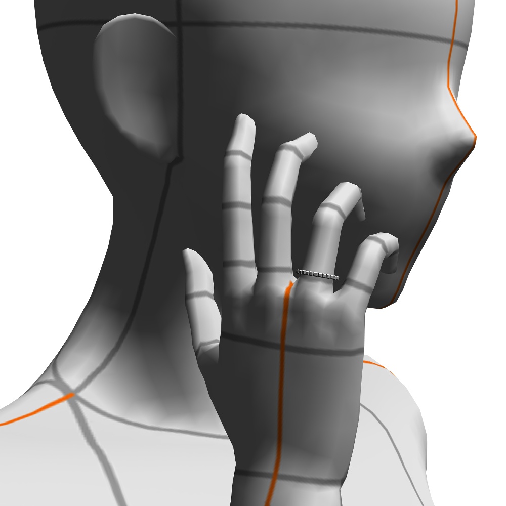 【3Dモデルデータ】リング28【3D model, ring28】