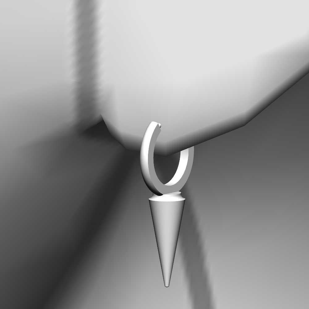 【3Dモデルデータ】ピアス17【Pierced earrings17】