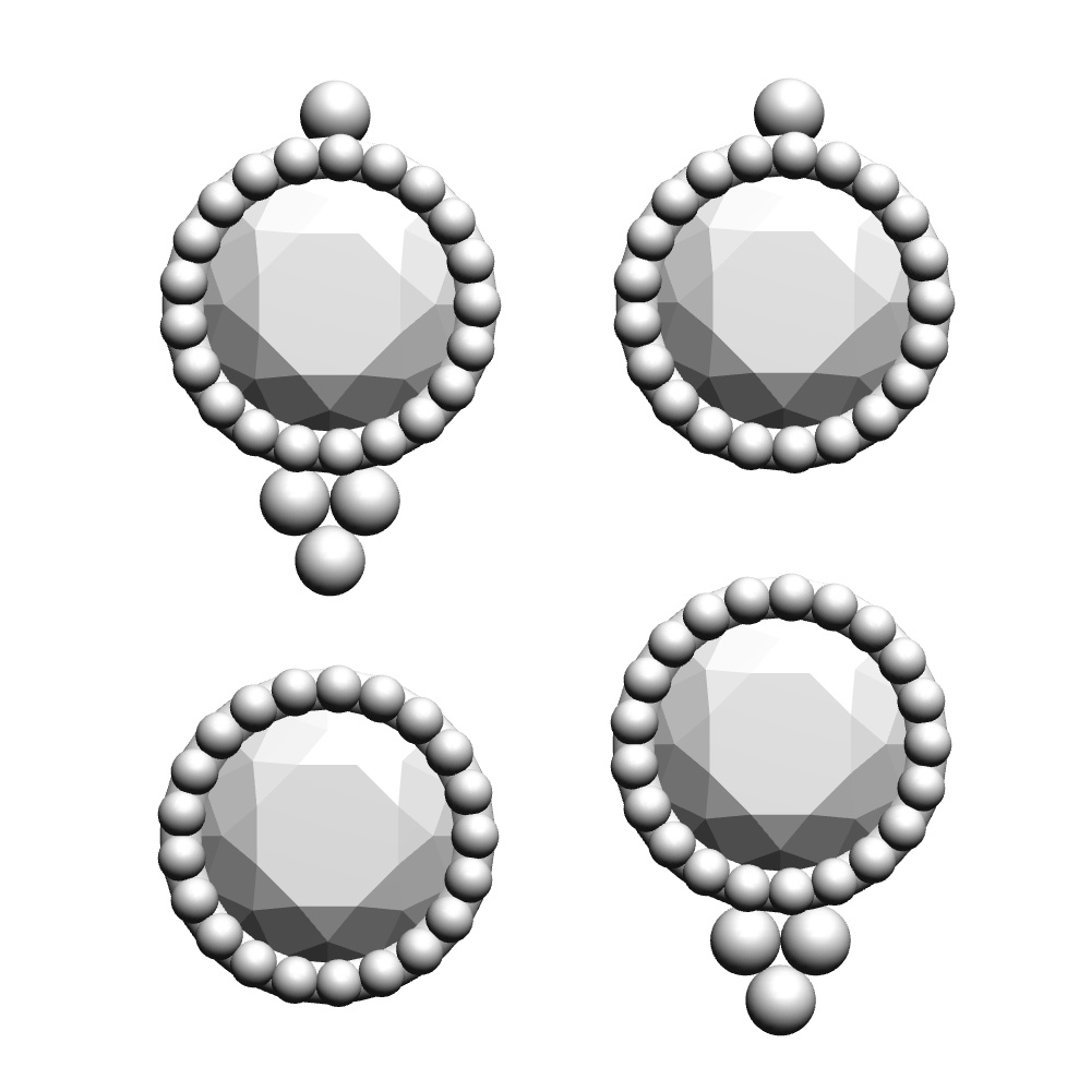 【3Dモデルデータ】ピアス18【Pierced earrings18】