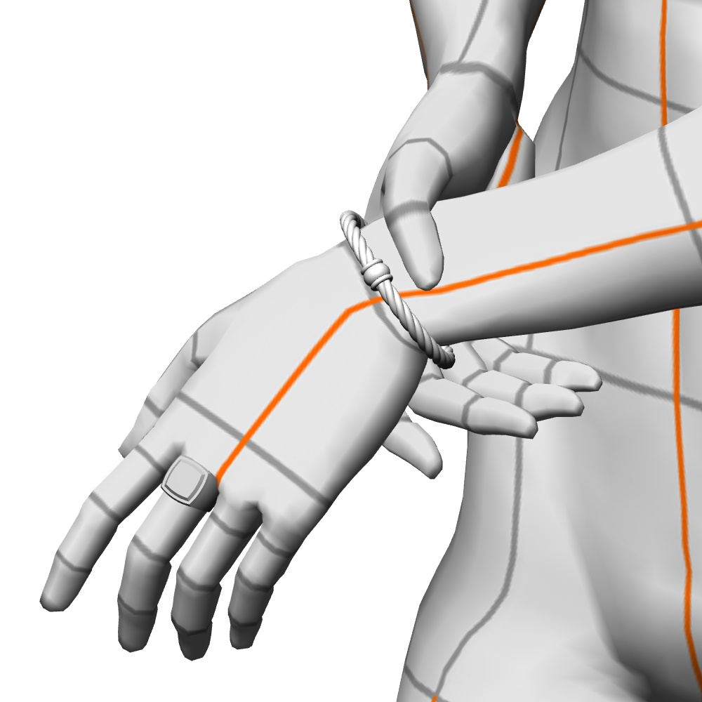 【3Dモデルデータ】ブレスレット3【bracelet3】