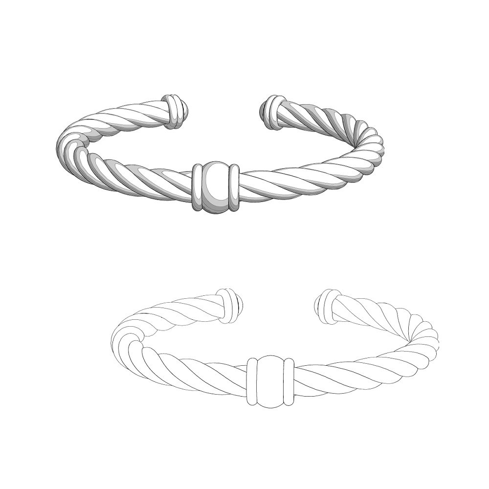 【3Dモデルデータ】ブレスレット3【bracelet3】