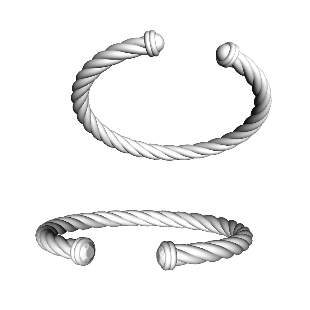 【3Dモデルデータ】ブレスレット3【bracelet3】