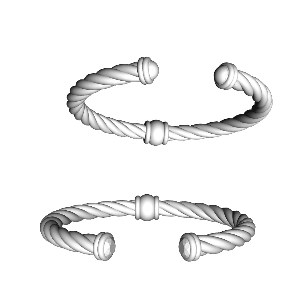 【3Dモデルデータ】ブレスレット3【bracelet3】