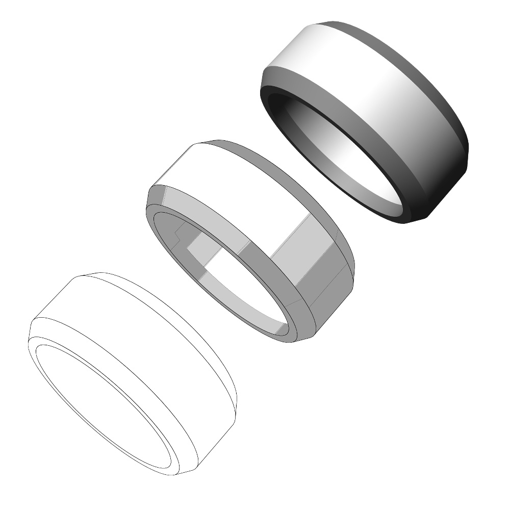 【3Dモデルデータ】リング29【3D model, ring29】