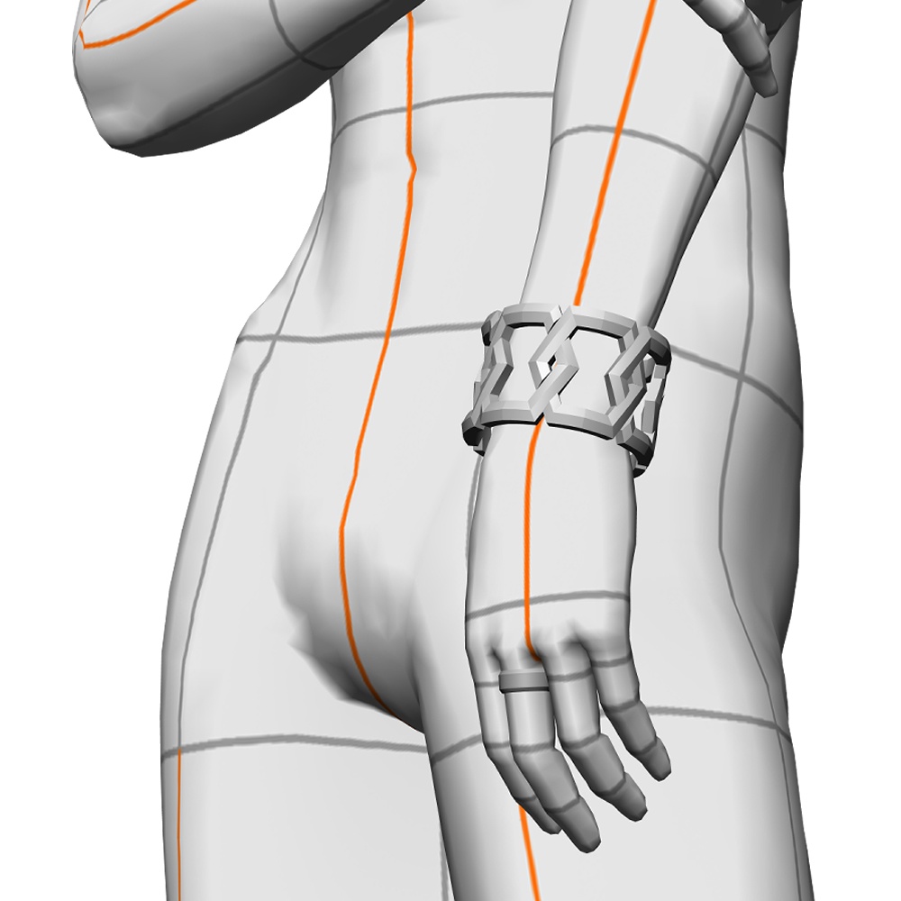 【3Dモデルデータ】リング29【3D model, ring29】