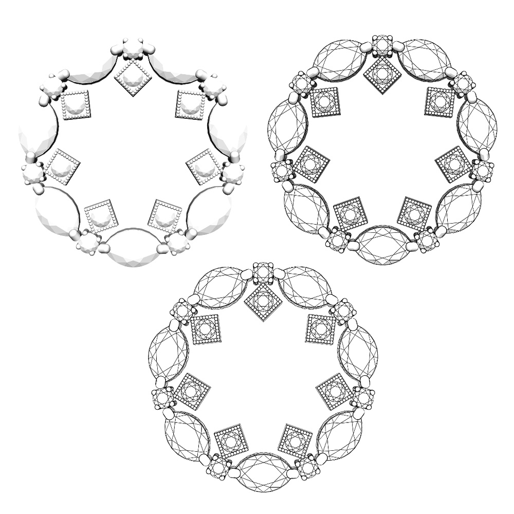 【3Dモデルデータ】ペンダント12【3D model, pendant12】