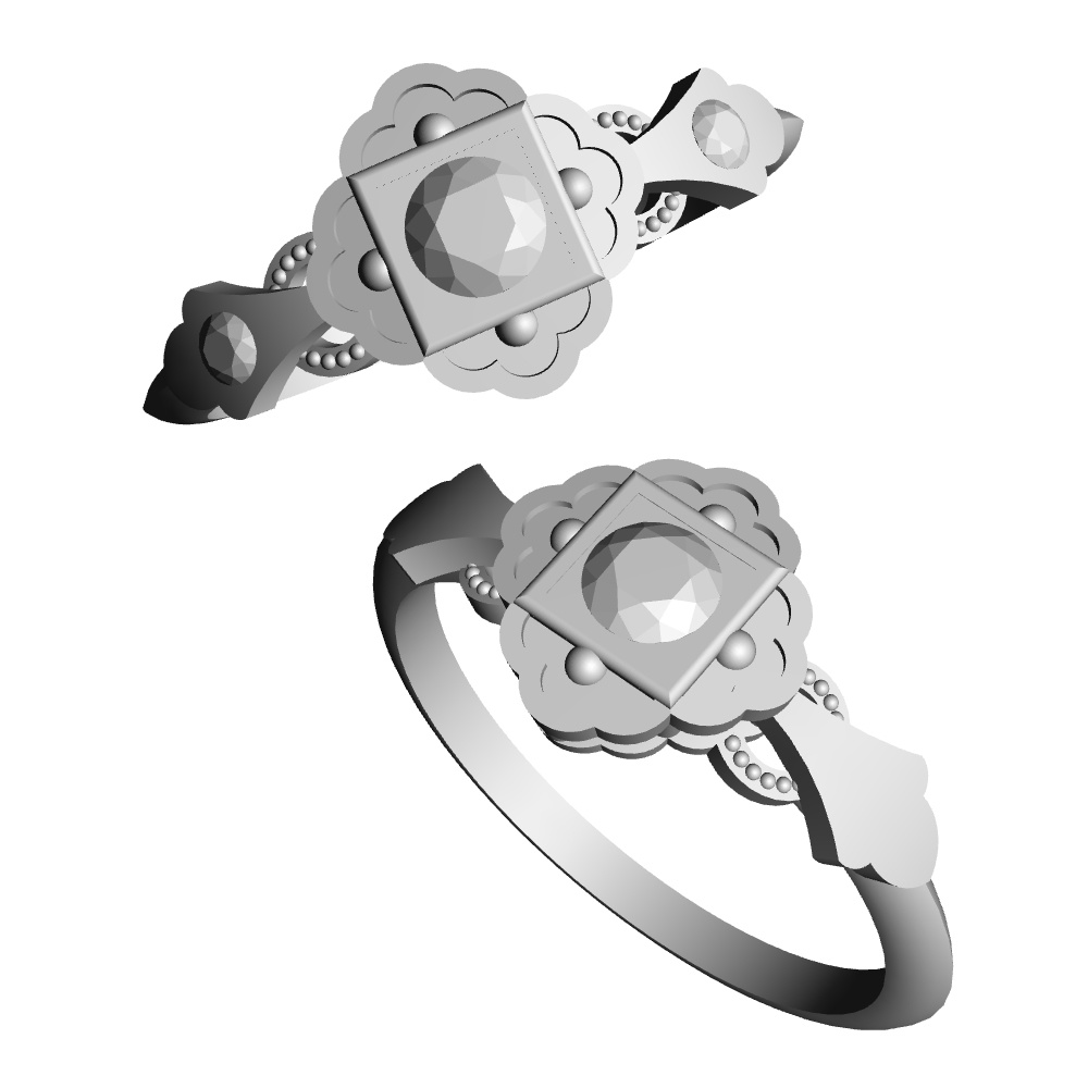 【3Dモデルデータ】リング32【3D model, ring32】