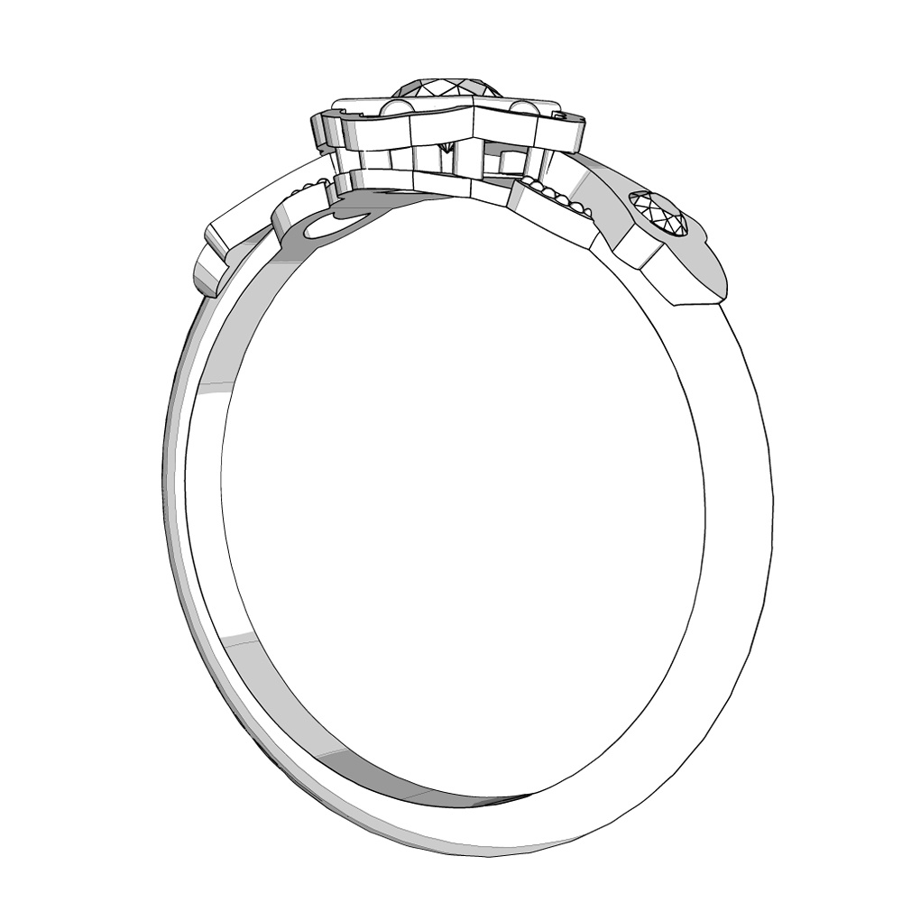 【3Dモデルデータ】リング32【3D model, ring32】