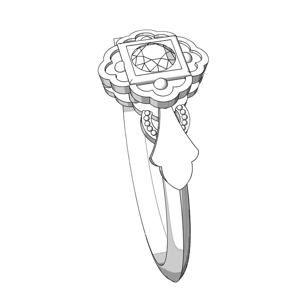 【3Dモデルデータ】リング32【3D model, ring32】