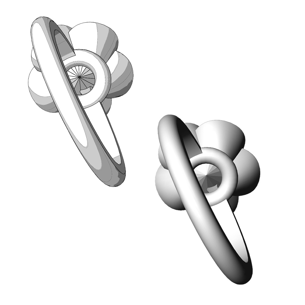 【3Dモデルデータ】リング33【3D model, ring33】