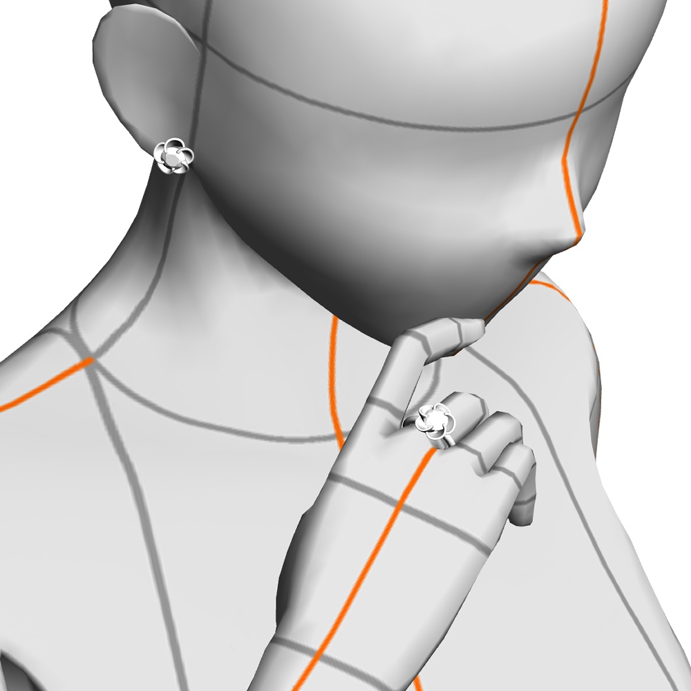 【3Dモデルデータ】リング33【3D model, ring33】