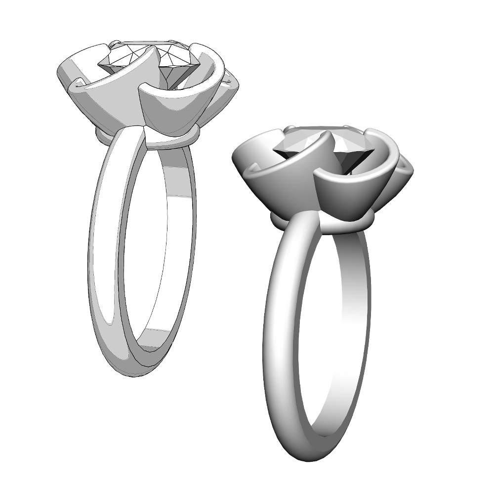 【3Dモデルデータ】リング33【3D model, ring33】