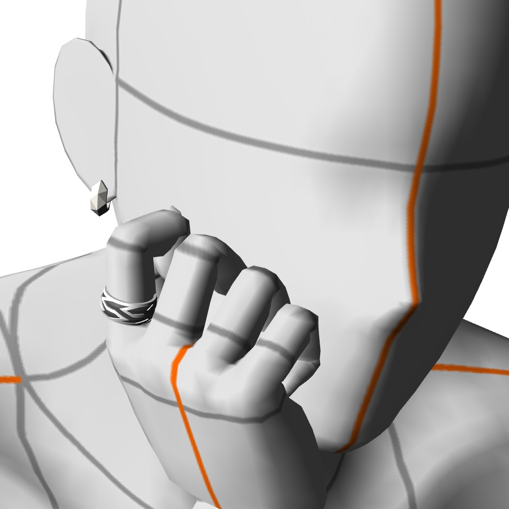 【3Dモデルデータ】リング34【3D model, ring34】