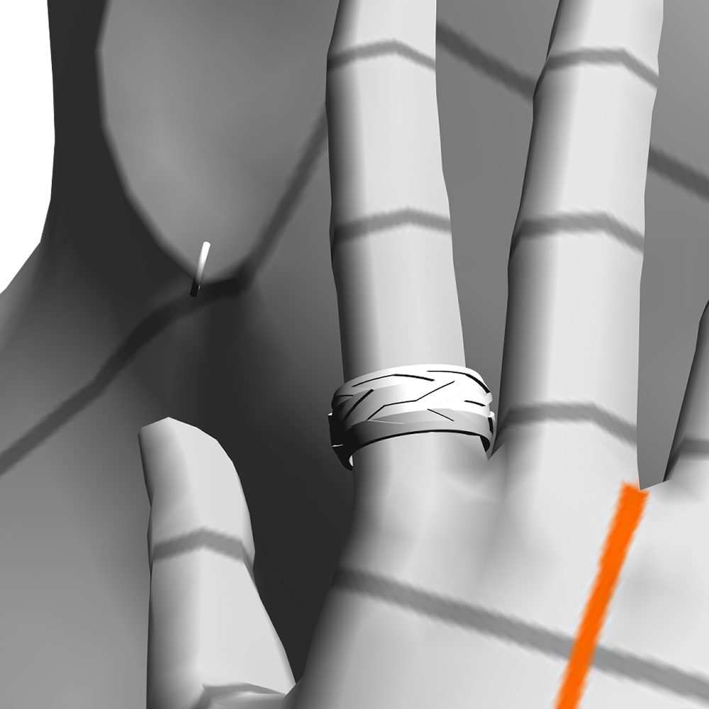【3Dモデルデータ】リング34【3D model, ring34】