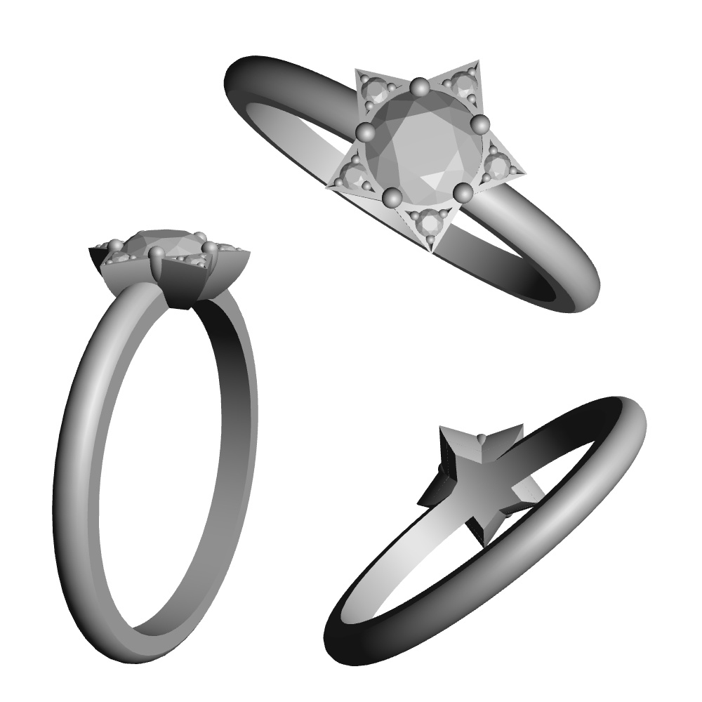 【3Dモデルデータ】リング36【3D model, ring36】
