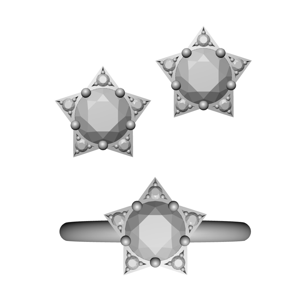 【3Dモデルデータ】リング36【3D model, ring36】