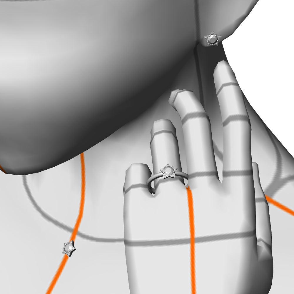 【3Dモデルデータ】リング36【3D model, ring36】