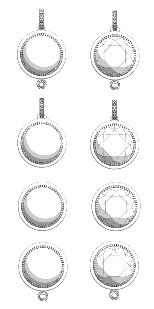 【3Dモデルデータ】ペンダント13【3D model, pendant13】