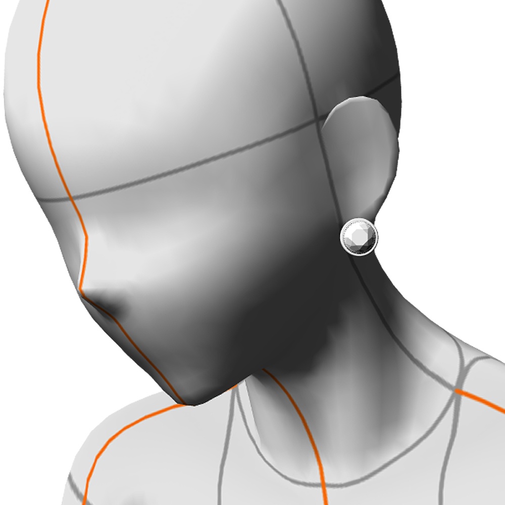 【3Dモデルデータ】ペンダント13【3D model, pendant13】