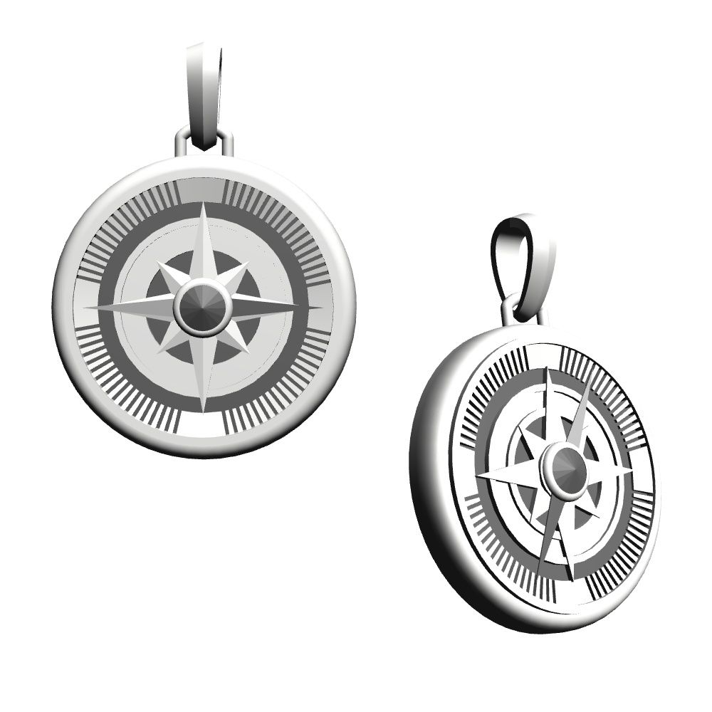 【3Dモデルデータ】ペンダント14【3D model, pendant14】