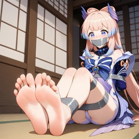 心海、綾華、宵宮と雷電将軍 DID 画集 | Kokomi, Ayaka, Yoimiya & Raiden Shogun in Distress image set