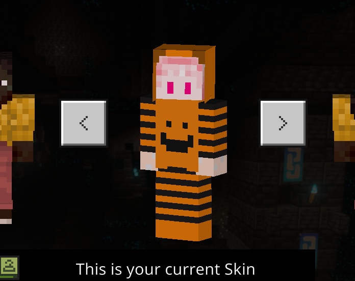 【minecraft】ハロウィンスキン（ボーダー）