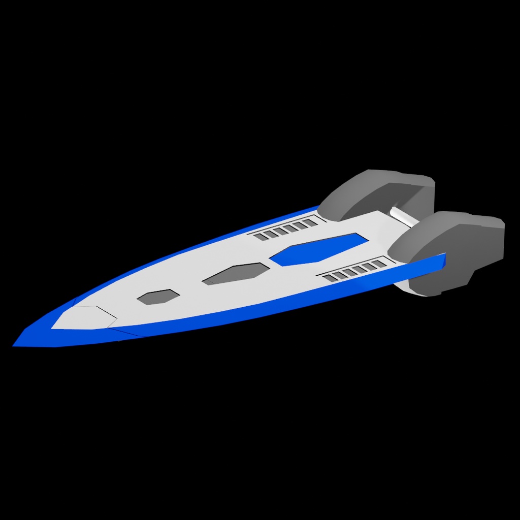 【無料】アムドライバーの標準ライドボード【ローポリ3Dモデル】