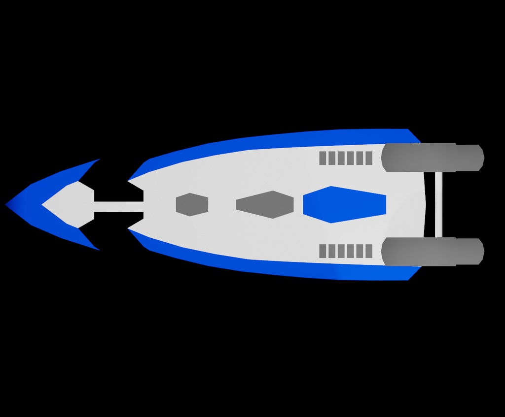 【無料】アムドライバーの標準ライドボード【ローポリ3Dモデル】