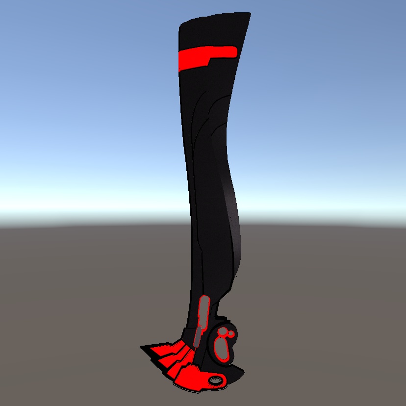 【無料】バルザイの偃月刀【VRChat想定3Dモデル】