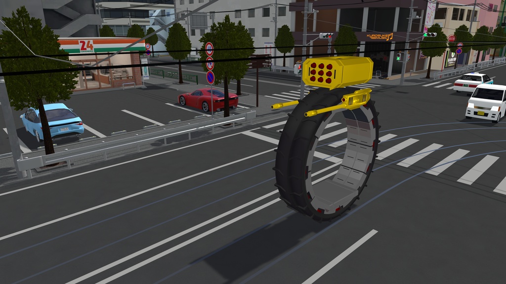 【無料】ザンスカール帝国のタイヤ【VRChat想定3Dモデル】