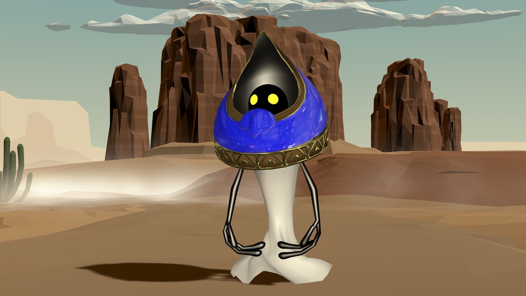 【無料】這い寄る混沌(ワイルドアームズ3rd)【VRChat想定3Dモデル】