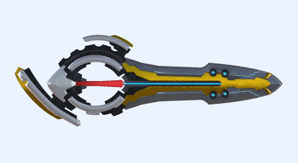 【無料】イスケンデルベイ（ワイルドアームズXF）【VRChat想定3Dモデル】 缩略图 4