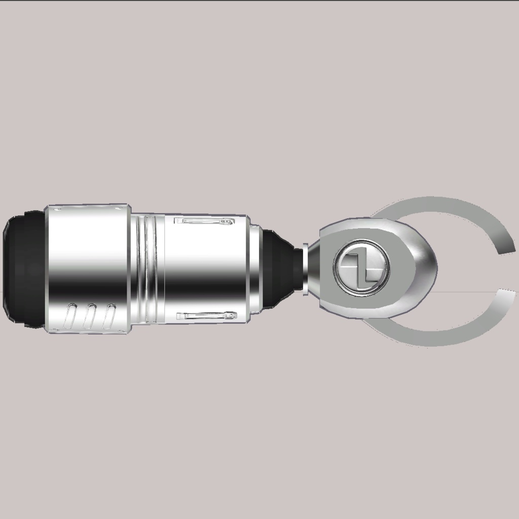 【無料】「シンプルなメカ腕 Thanatos」Ver.3.3【VRChat想定】【MA対応】